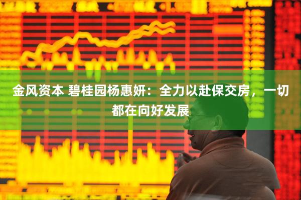 金风资本 碧桂园杨惠妍：全力以赴保交房，一切都在向好发展