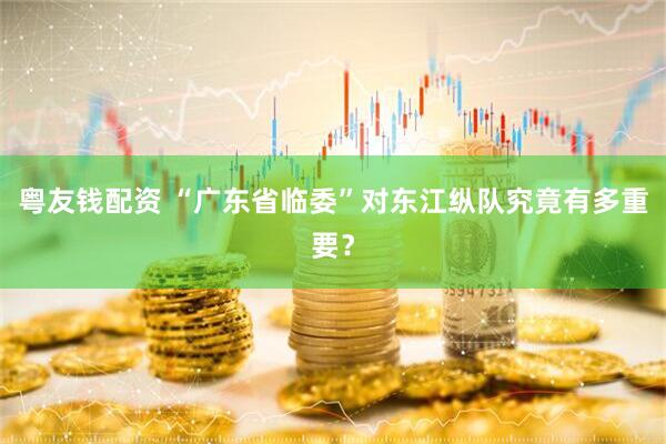 粤友钱配资 “广东省临委”对东江纵队究竟有多重要？
