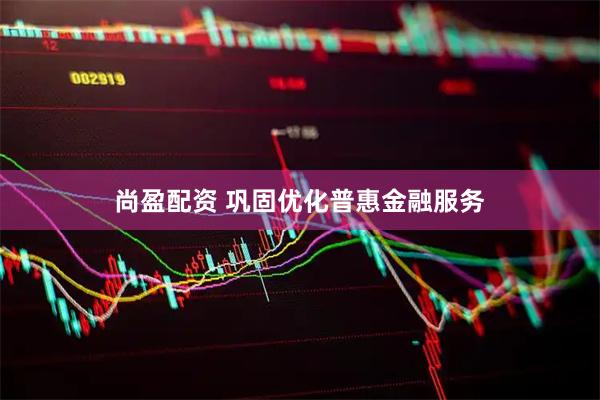 尚盈配资 巩固优化普惠金融服务